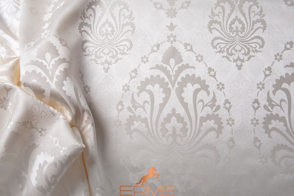 Seidenweber Damask J51 natural silk bedding, 50x70 (2pc)