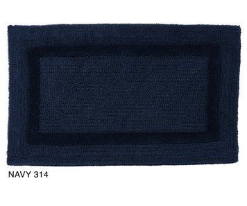 Abyss and Habidecor Reversible bathroom rug Navy