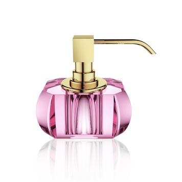 Decor Walter Kristall Дозатор для рідкого мила - Pink | Gold
