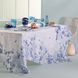 Table runner Garnier Thiebaut Voliere bleu, 50х155