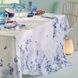 Table runner Garnier Thiebaut Voliere bleu, 50х155