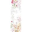 Table runner Garnier Thiebaut Jardin sauvage blanc