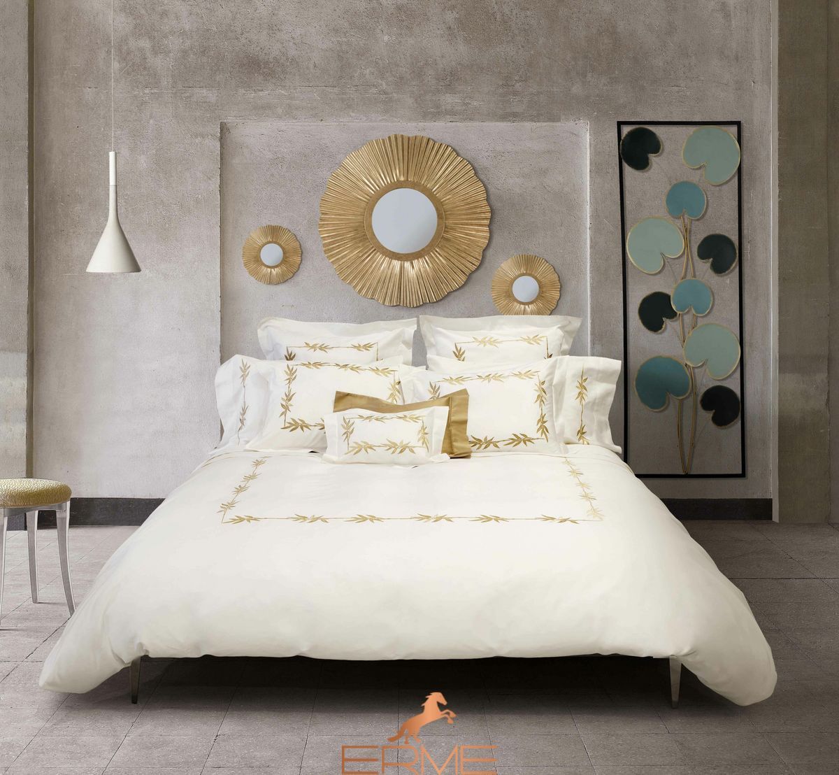 Bed linen Signoria Firenze Aria, 50x75 (2pc), 155x200 (2pc), 270x290