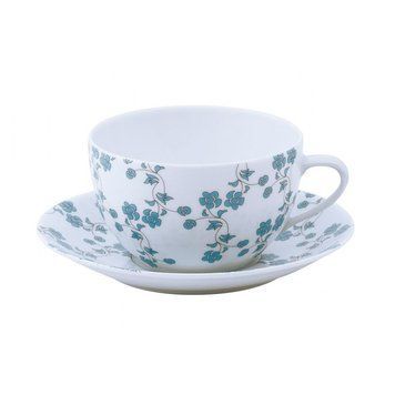 Deshouli&egrave;res Fleurs bleues - Чашка з блюдцем 350 мл