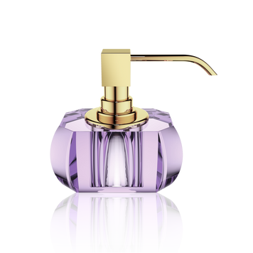 Decor Walter Kristall Capri Дозатор для рідкого мила - Violet | Gold