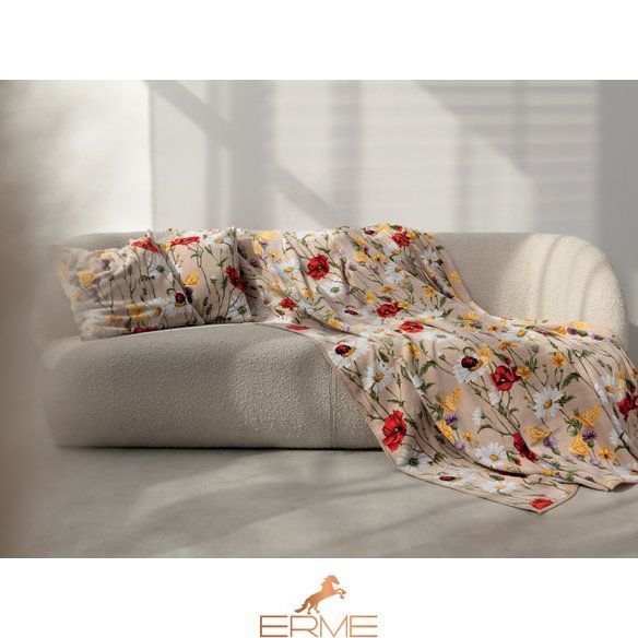 Feiler Pillowcase - Daisy Field Beige