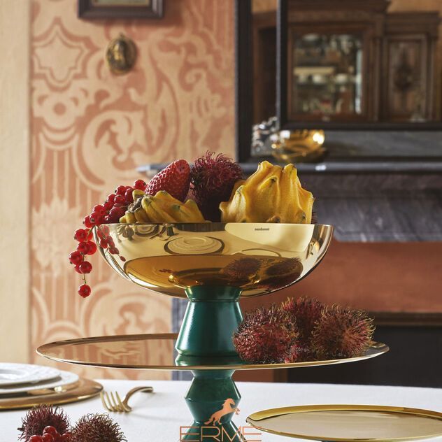 Sambonet Madame Mirror PVD Gold Stand