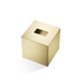 Decor Walter CUBE - TISSUE BOX Gold Matt