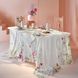 Table runner Garnier Thiebaut Jardin sauvage blanc, 50х155