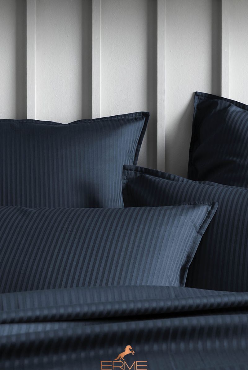 Bed Linen Essix - Grand H&ocirc;tel - nignt blue, 50x70 (2pc), 155x200, 180x290