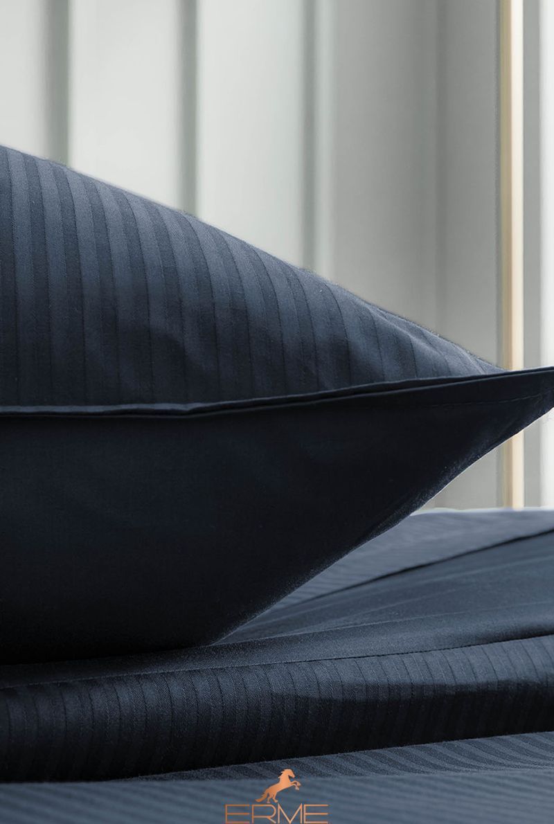Bed Linen Essix - Grand H&ocirc;tel - nignt blue, 50x70 (2pc), 155x200, 180x290