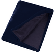 Fur rug for bed Mansion - Navy Blue