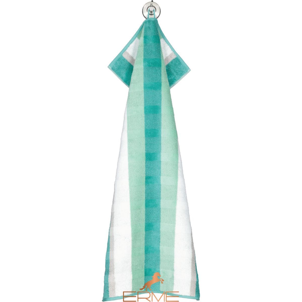 Towel Cawoe - Stripe Smaragd, 30х50