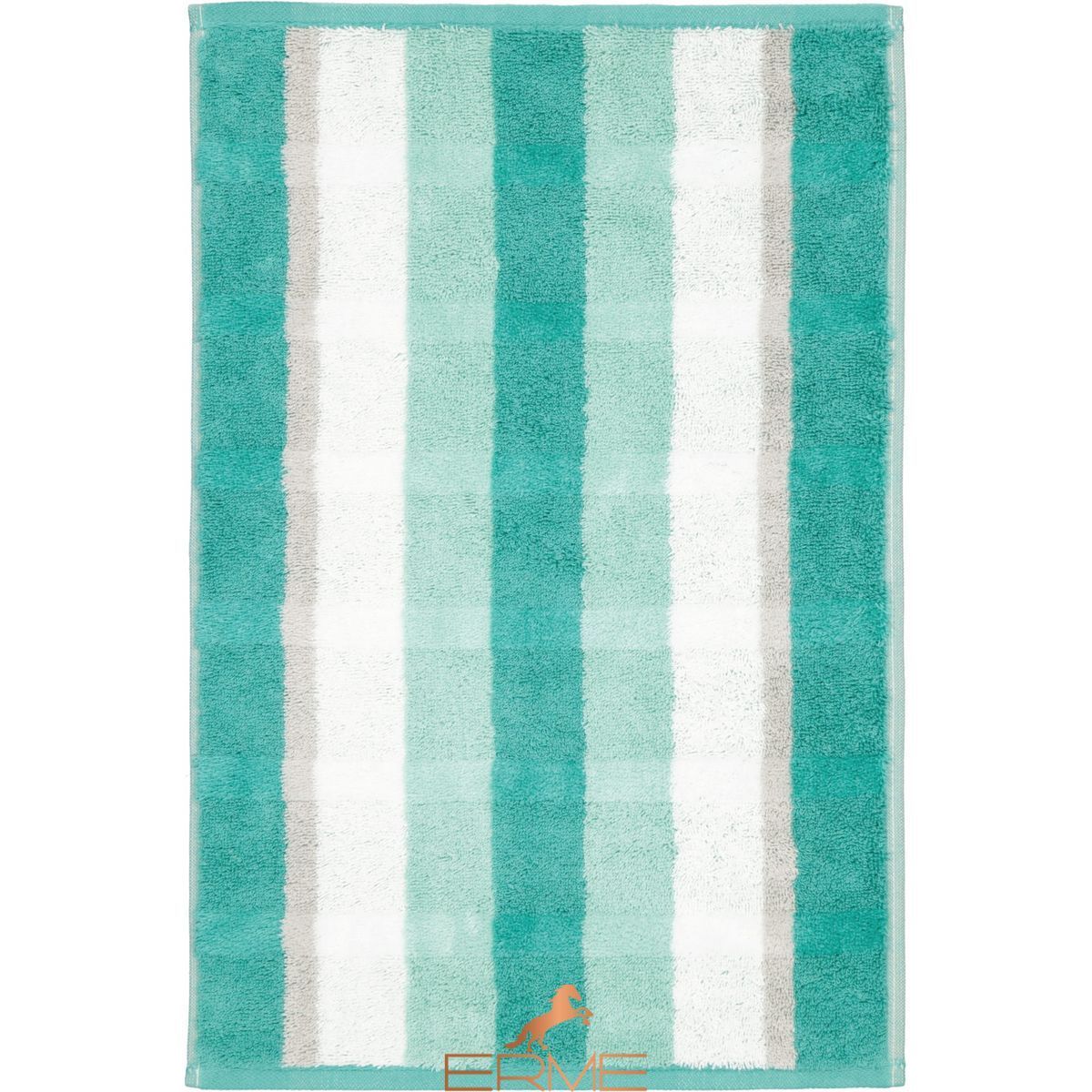 Towel Cawoe - Stripe Smaragd, 30х50