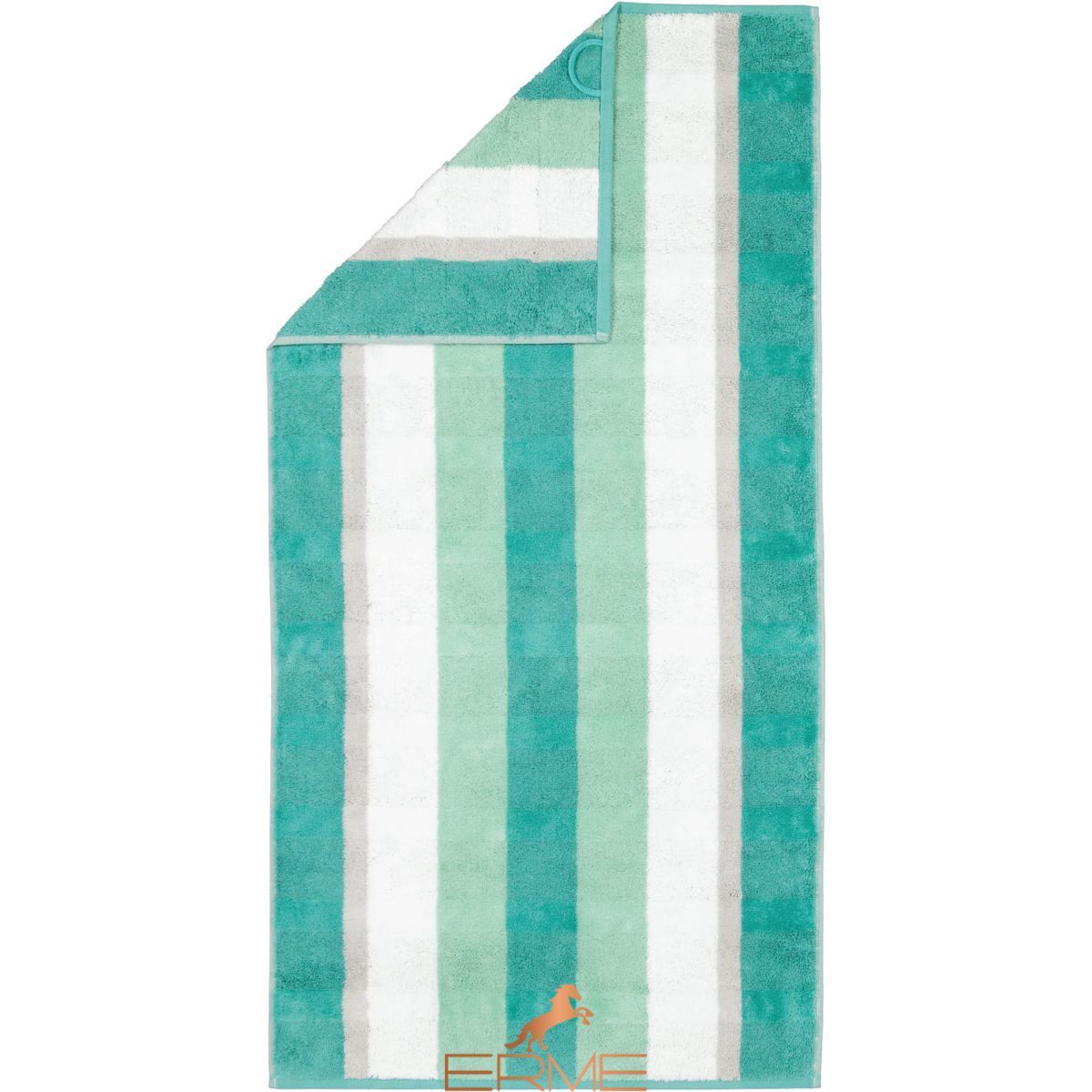 Towel Cawoe - Stripe Smaragd, 30х50