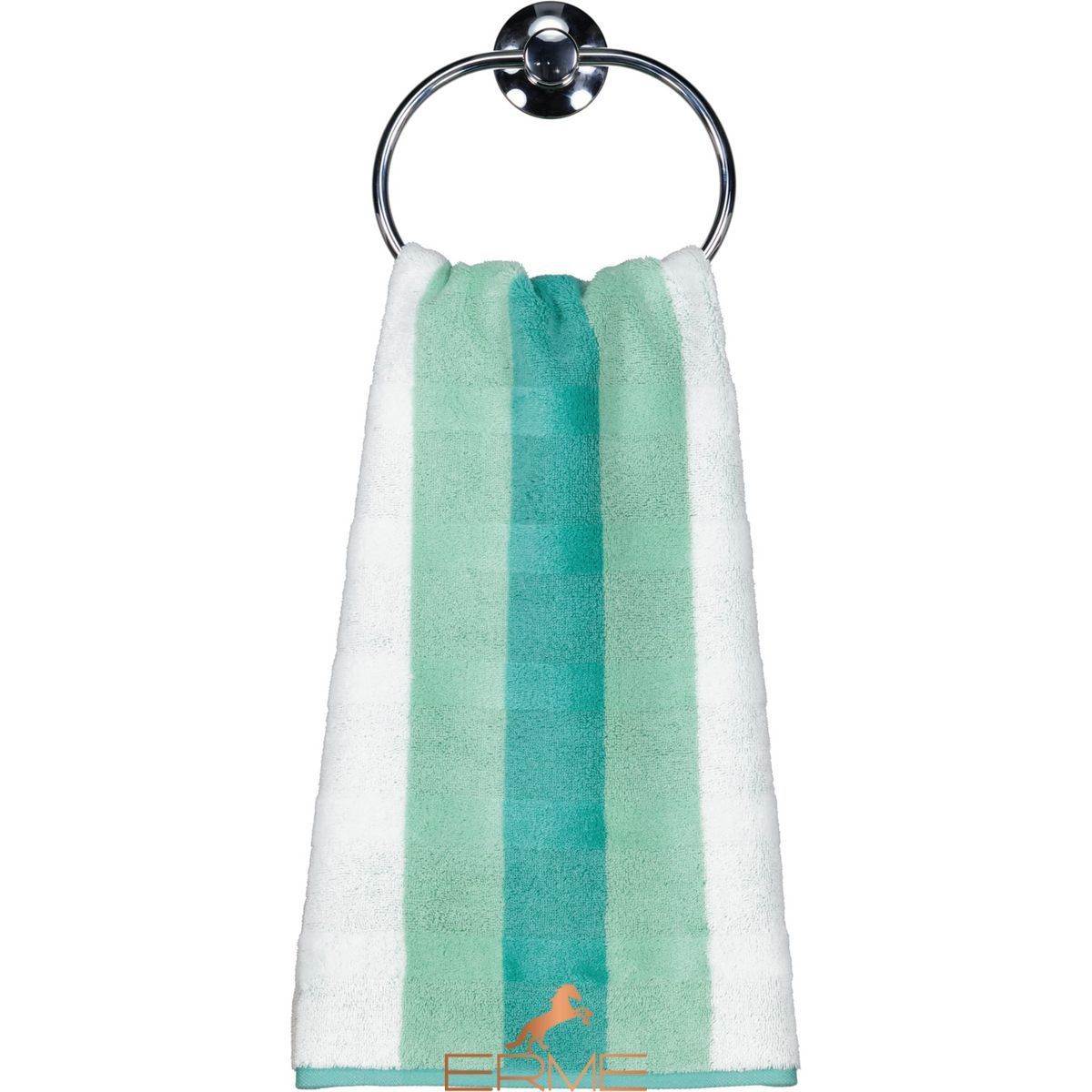 Towel Cawoe - Stripe Smaragd, 30х50