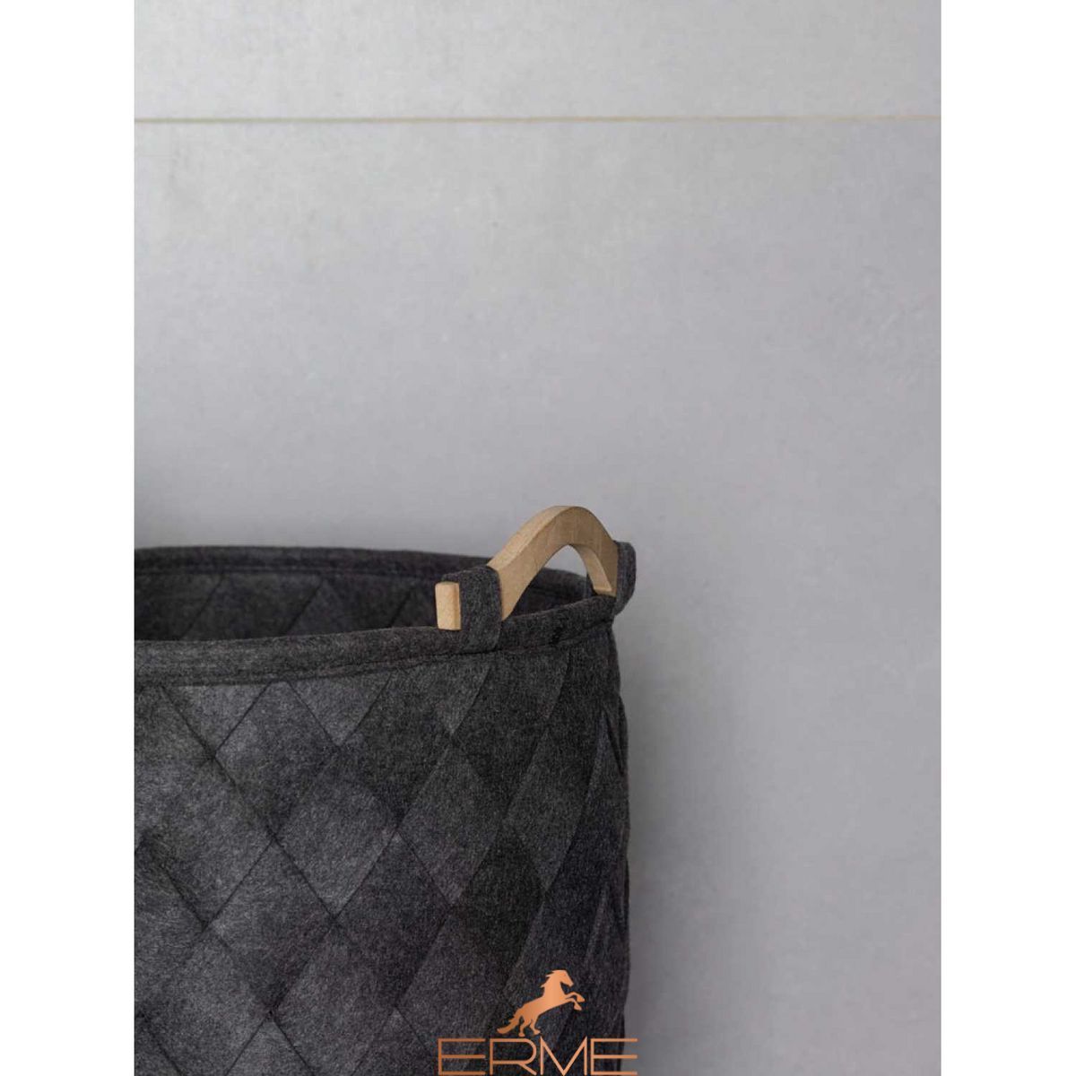 Aquanova - Amy Dark Gray - Laundry basket