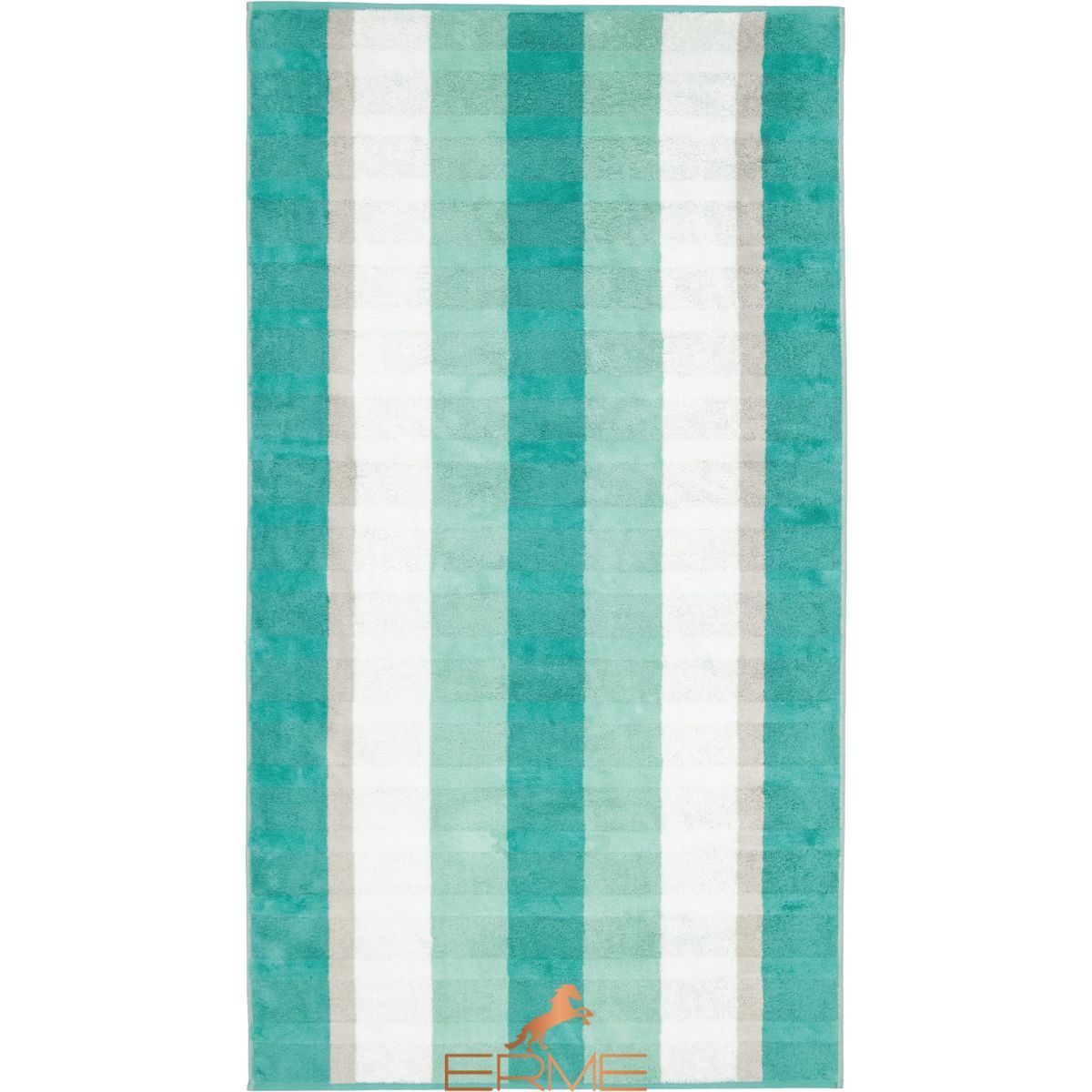 Towel Cawoe - Stripe Smaragd, 30х50