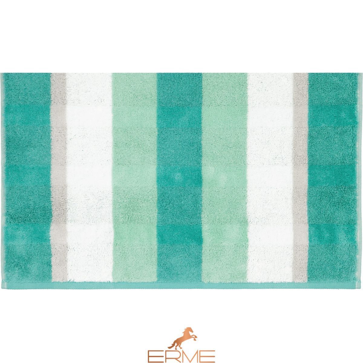 Towel Cawoe - Stripe Smaragd, 30х50