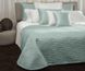 Signoria Firenze - Quilted bedspread MASACCIO Turquoise, turquoise, 260x270