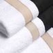 Набор полотенец для лица + гостевое Biancoperla Pure Bianco / Bolle / Oslo, 60х110 + 40х60 + 100x140