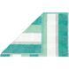 Towel Cawoe - Stripe Smaragd, 30х50
