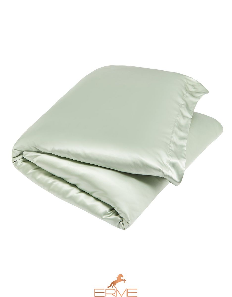 Gingerlily silk duvet cover - Sage, 200x200