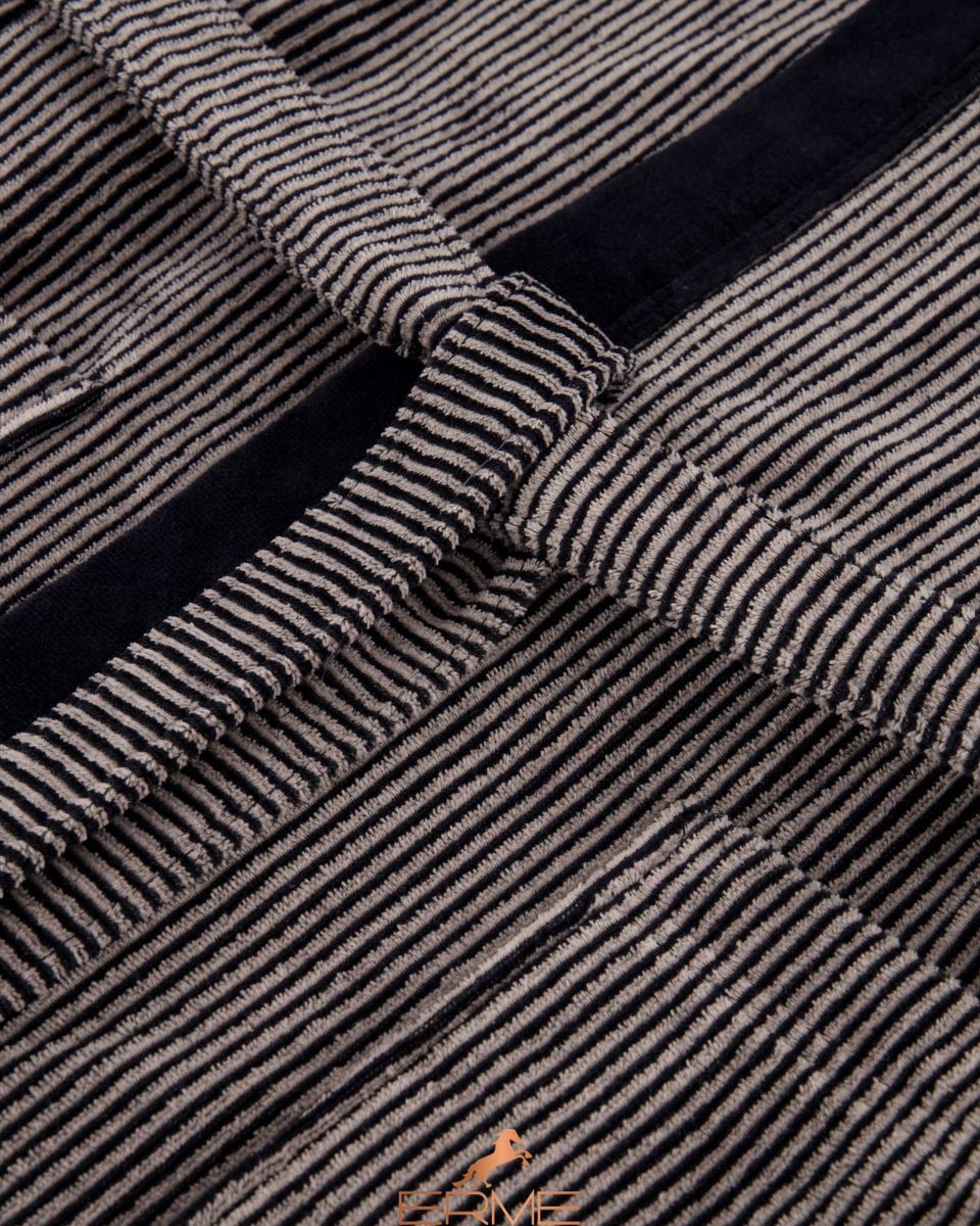 Чоловічий халат Cawoe - 5841 natur-schwarz 97 / S
