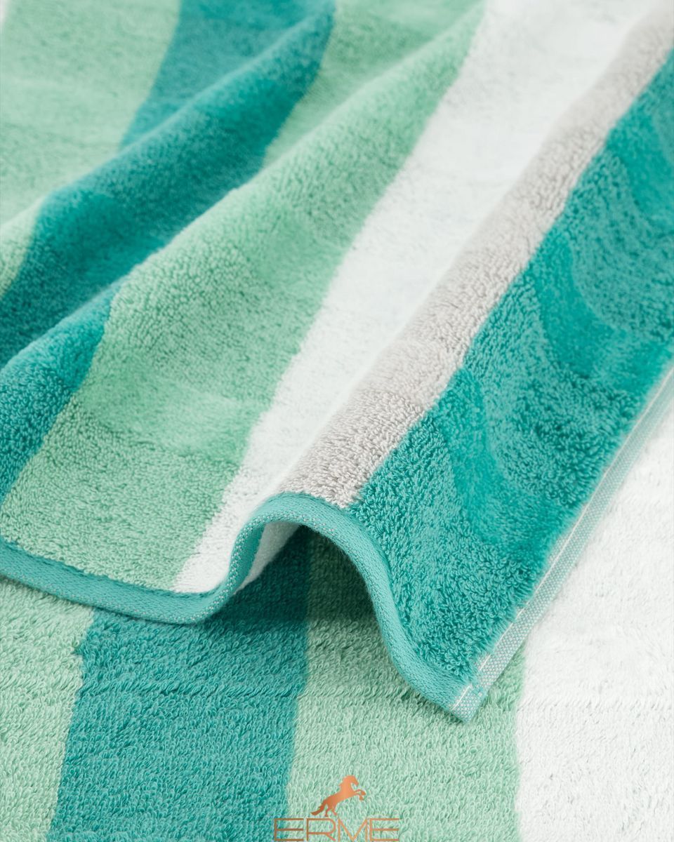 Towel Cawoe - Stripe Smaragd, 30х50
