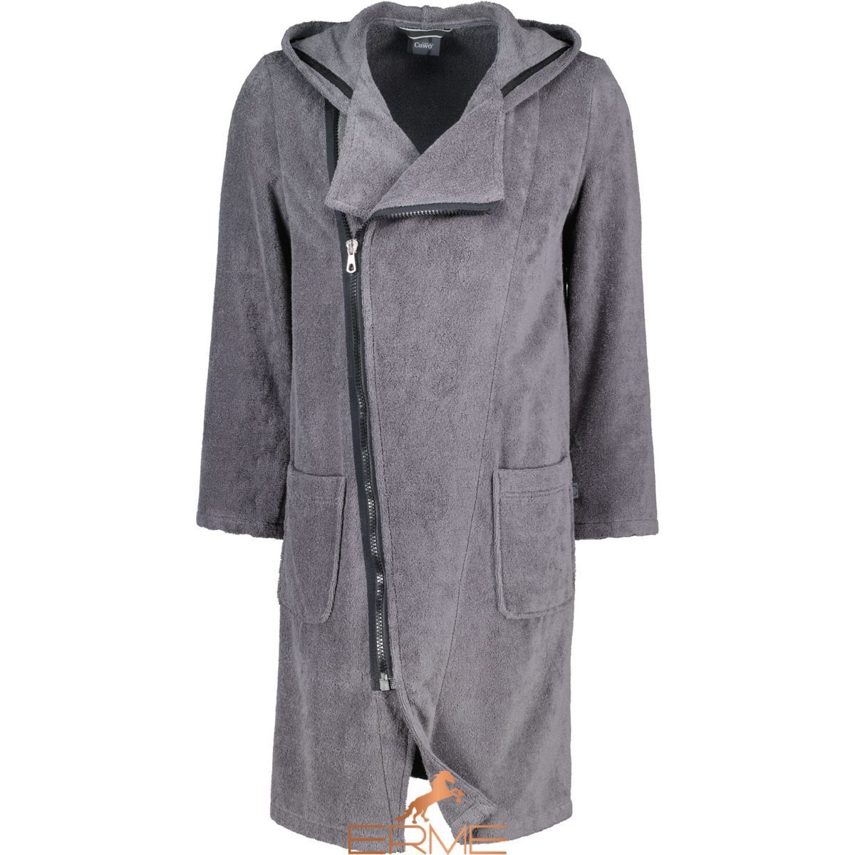 Чоловічий халат Cawoe - 6516 anthrazit-schwarz - 774
