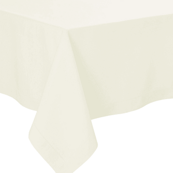 Скатертина Alexandre Turpault FLORENCE Cream з льону OFG 170х170 см