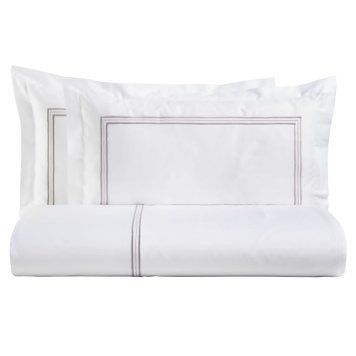 Bed linen Biancoperla - Fancy Quartz, 50x75 (2pc), 155x200 (2pc), 270x290