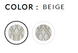 Постільна білизна Signoria Firenze Erice BEIGE, 50x75, 155x200 (2шт), 270x290