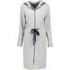 Women's robe Cawoe - 821 Grau-melange-navy