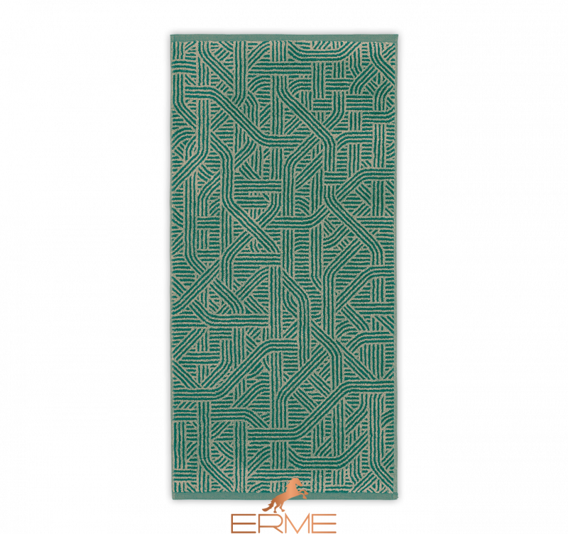 Полотенце Leitner Leinen - Confusion - 447 Emerald, 30х30