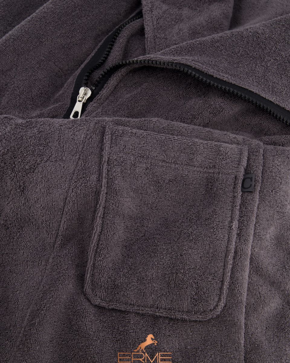 Чоловічий халат Cawoe - 6516 anthrazit-schwarz - 774