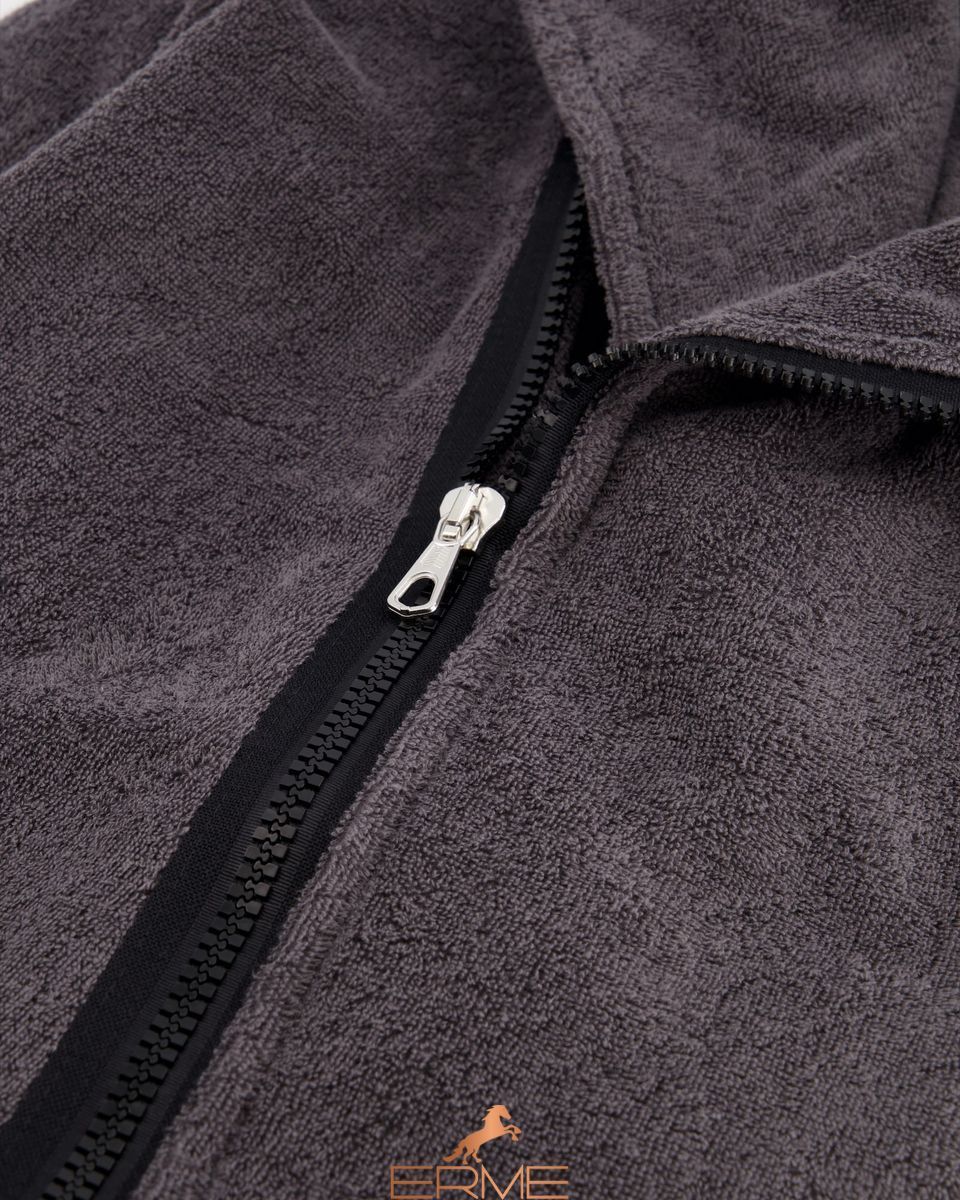Чоловічий халат Cawoe - 6516 anthrazit-schwarz - 774