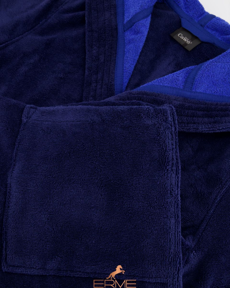 Men's bathrobe Cawoe - 801 Naohtblau