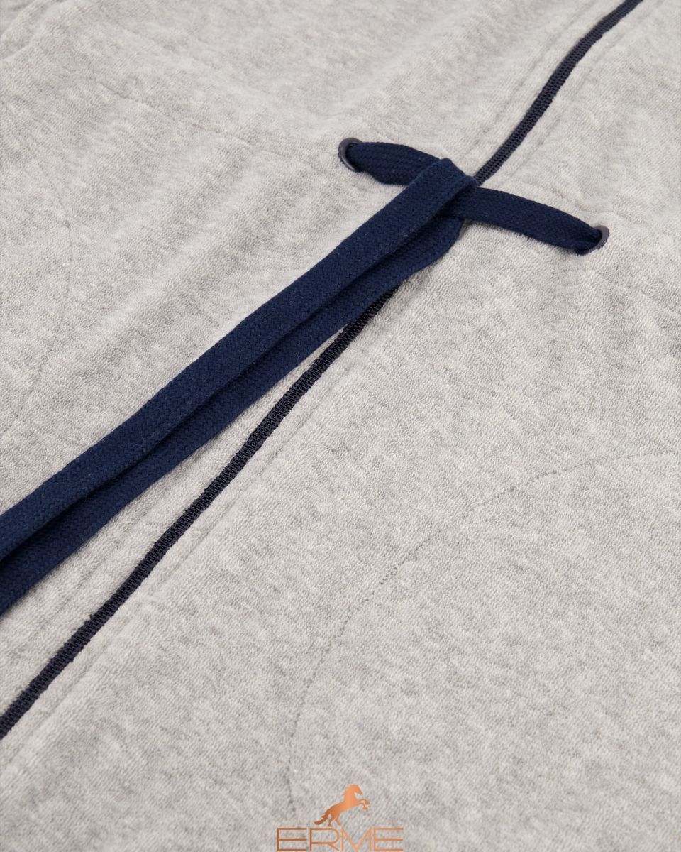 Women's robe Cawoe - 821 Grau-melange-navy