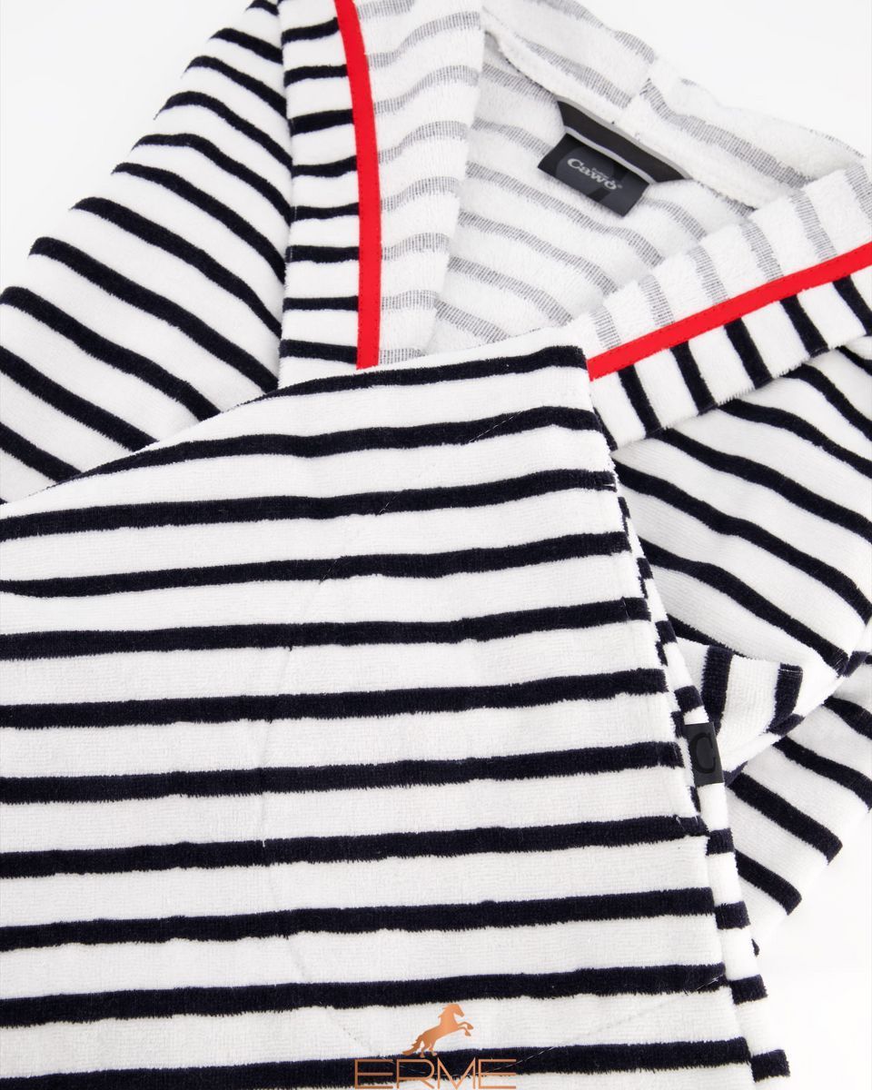 Женский халат Cawoe - 1243 Schwarz-weib