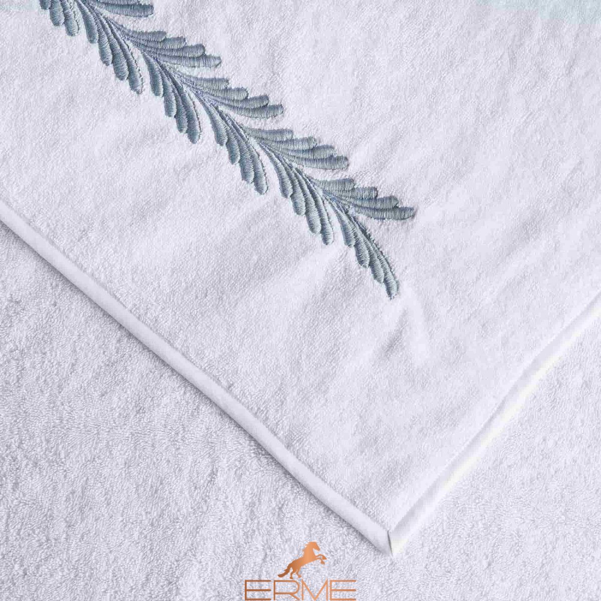 Набір рушників для обличчя + гостьове Biancoperla Botero Bianco / Land, 60х110 + 40х60 + 100x140