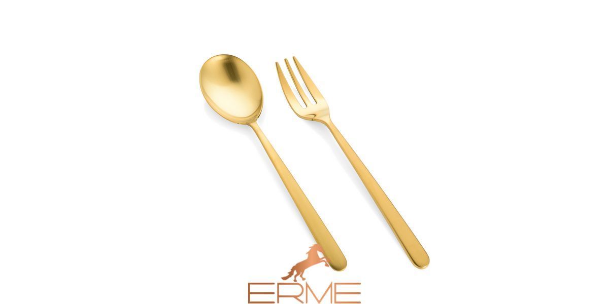 Cutlery Mepra - Linea Ice oro