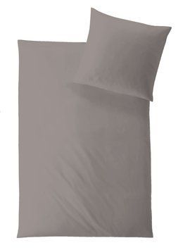 Постільна білизна - Hefel Uni TAUPE, 50x70 (2шт), 140x200, 90x200 - 100x220 на резинці