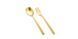 Cutlery Mepra - Linea Ice oro