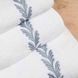 Набір рушників для обличчя + гостьове Biancoperla Botero Bianco / Land, 60х110 + 40х60 + 100x140