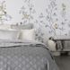 Quilted bedspread Alexandre Turpault - Merveille Meteor Gray Silver