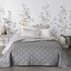 Quilted bedspread Alexandre Turpault - Merveille Meteor Gray Silver