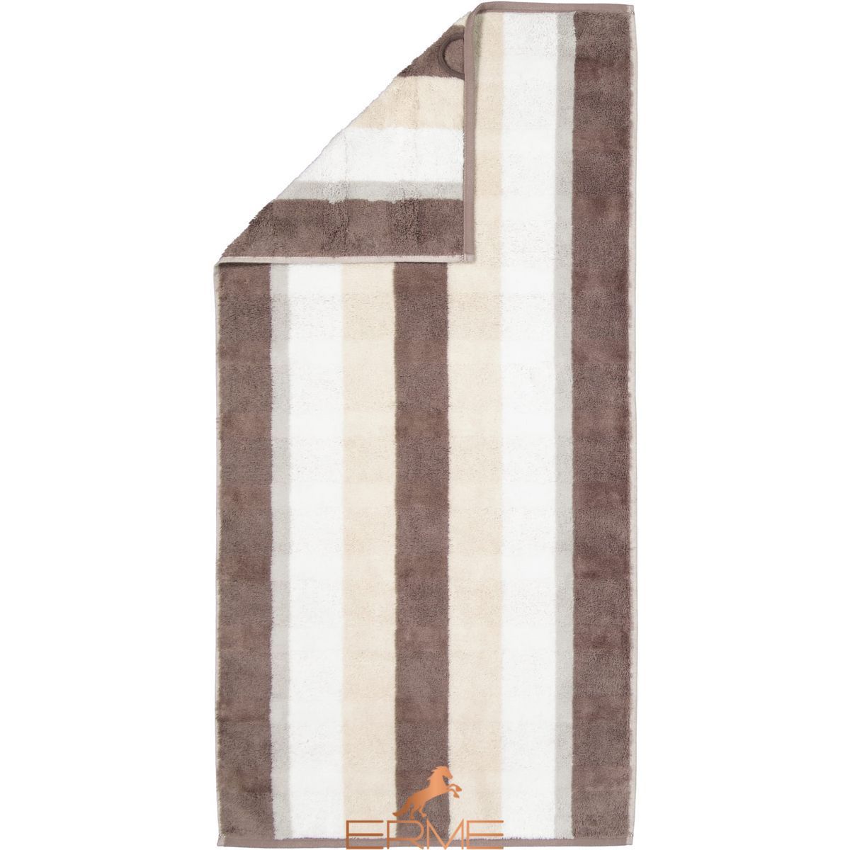 Towel Cawoe - Stripe Walnuss, 30х50
