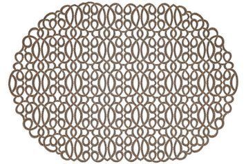 Weissfee serving mat - Curle Copper