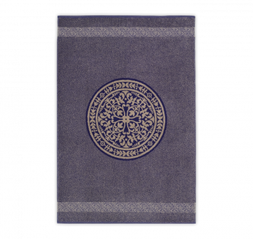 Towel Leitner Leinen - Rosetta - 443 Navyblue, 30х30